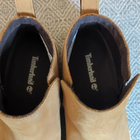 Timberland Women's Wheat Nuback Leather Skyla Bay Pull-on Chelsea Boot - Picture 8 of 9